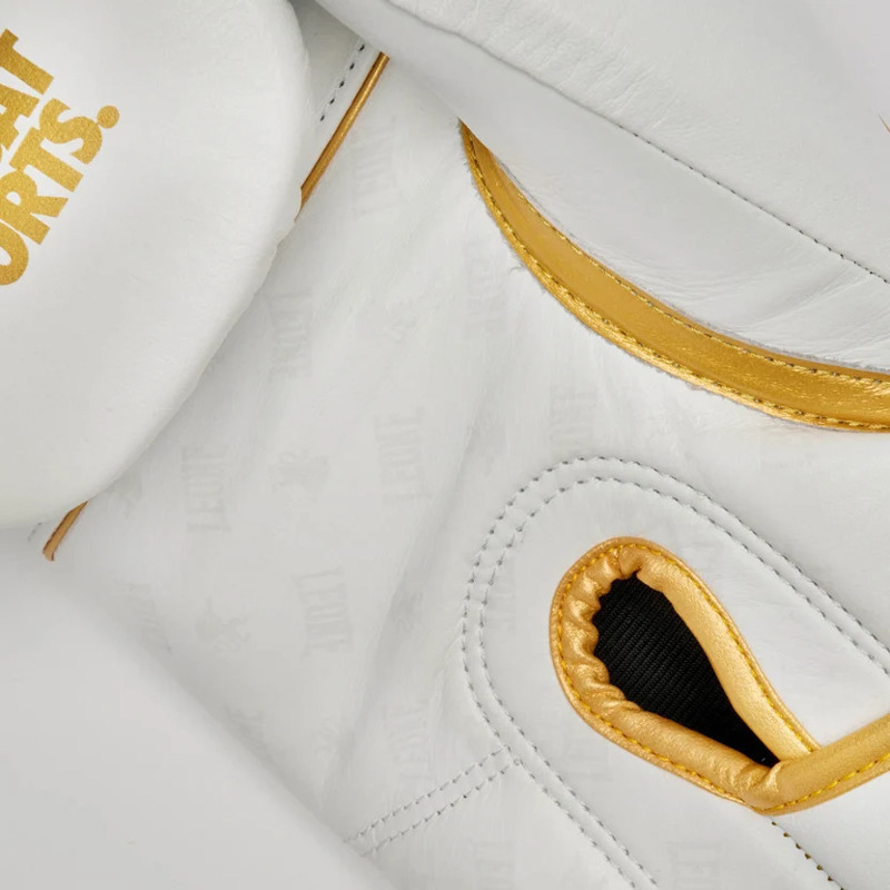 LEONE DNA PREMIUM BOXING GLOVES-white